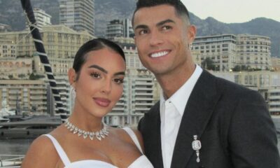 Cristiano y Giorgina con los damnificados de Valencia