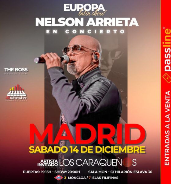 Nelson Arrieta en Madrid 14 de diciembre