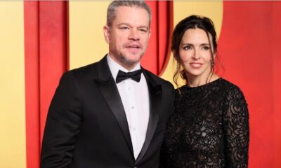 Matt Damon y Luciana Barroso