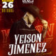 Cartel del concierto del colombiano Yeizon Jiménez