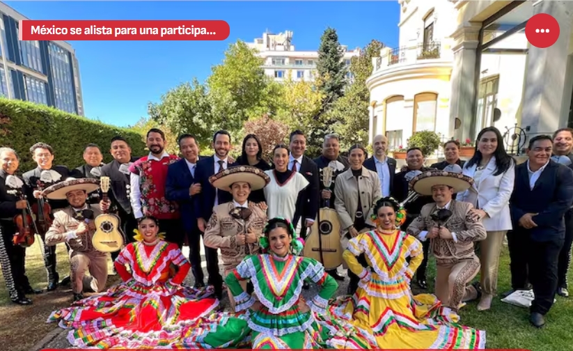 Representantes de México en la gira promocional para FITUR