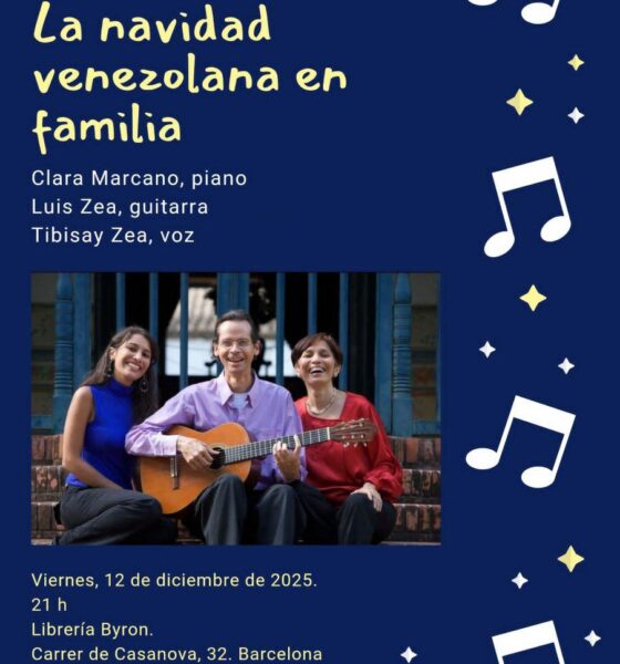 Cartel de La Navidad venezolana en Madrid