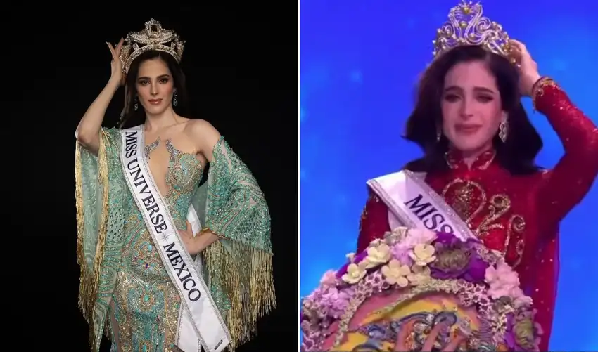 Fatima Bosh la mexicana ganadora de Miss Universo 2025 con la corona