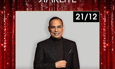 Cartel del concierto del cantante puertorriqueño Gilberto Santa Rosa