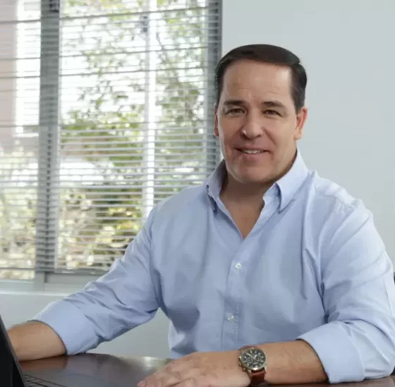 Pablo Burbano Valenzuela gerente de empresa ecuatorian que exporta arándanos