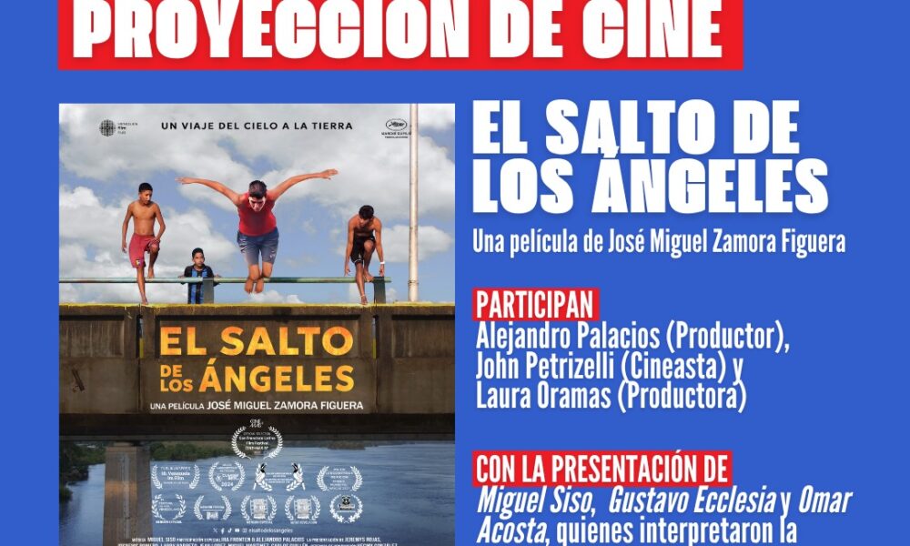 Cartel de presentación de la película El salto de loa Ángeles