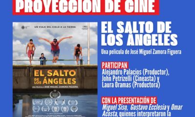 Cartel de presentación de la película El salto de loa Ángeles